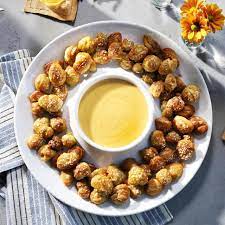 beer cheese and soft pretzel bites
