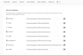 discover openid connect endpoints of