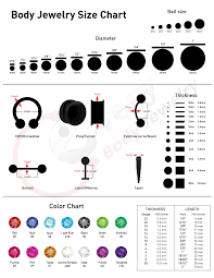 Prototypic Barbell Piercing Size Chart Cartilage Earring