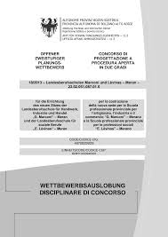 Auslobung Stand 01.03.2013 - professione Architetto