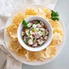 easy and healthy cod ceviche with lime