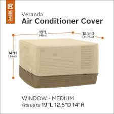 So, intending to make some beautiful ac covers at home? Classic Accessories Veranda Medium Window Air Conditioner Cover 55 452 150301 Rt The Home Depot