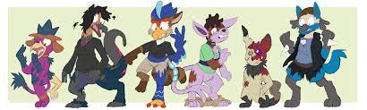 Pokemon Team TF by DetectiveCoon -- Fur Affinity [dot] net