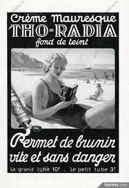 Tho-Radia 1936 Crème Mauresque — Cosmetics — Advertisements