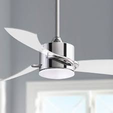 Their light is just as powerful as cfl or indoor ceiling fans can benefit from an led bulb as well, but must be connected to a toggle switch only in. 52 Fanimation Sculptaire Chrome Led Ceiling Fan 74f50 Lamps Plus