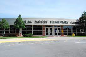 RM Moore Elementary School - front of building