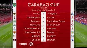 Carabao Cup Fourth Round Results gambar png