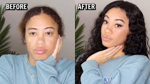 transformation hair makeup