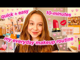 natural 10 minute makeup routine