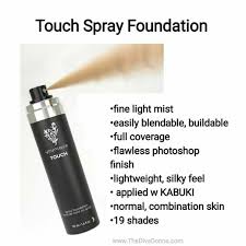 younique touch spray foundation bnib