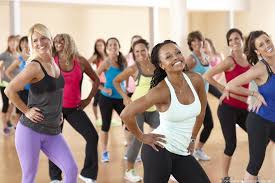zumba training for body slimming in the