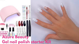 azure beauty gel nail polish starter