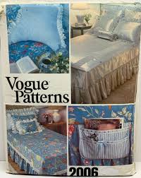 Vintage 80s Vogue 2006 Bed Linens