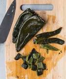 How do you blacken poblano peppers in the oven?