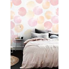 Big Pink Polka Dots Wallpaper Wall