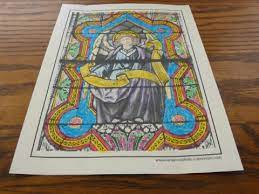 21 Stained Glass Coloring Pages