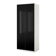 ikea black glass wardrobe doors for