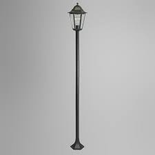 Classic Outdoor Lamp Black 170cm Ip44