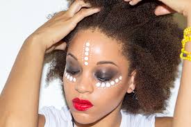 afro punk makeup an african tribal