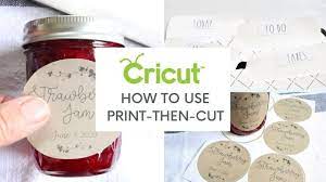 how to use cricut print then cut diy