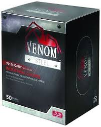 Venom Steel Premium Industrial Nitrile Gloves Black Pack