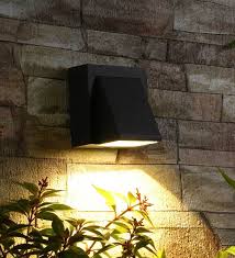 Black Metal Outdoor Wall Light By