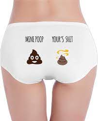 Amazon.com: Mine Poop Your Shit Cool Women's Classic Underpants Hipster  Panty White : Clothing, Shoes & Jewelry
