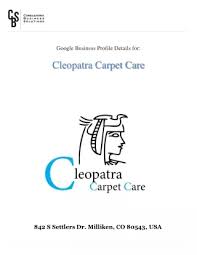 cleopatra carpet presentations