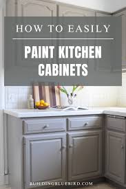 to paint kitchen cabinets no sanding