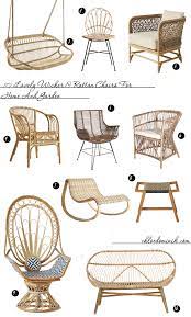 10 lovely wicker rattan chairs for