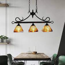Stained Glass Pendant Light Retro