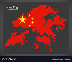 chinese national flag vector image