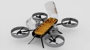 self piloting drone ambulance concept
