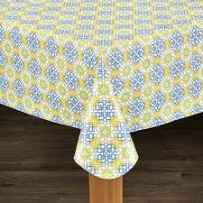 Vinyl tablecloth flannel back flowers floral 6 styles u pick spring summer new. Mosaic Print Indoor Outdoor Heavyweight Vinyl Tablecloth With Soft Flannel Backing Overstock 16405458