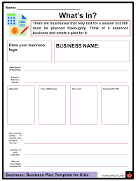 Business Plan Template Facts And