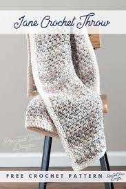Free Crochet Throw Blanket Pattern Rescued Paw Designs