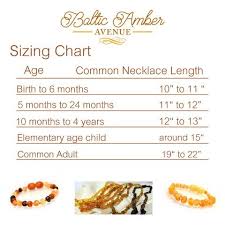 Baltic Amber Size Chart Baltic Amber Necklace Baltic