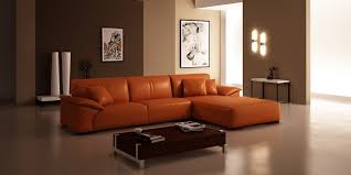 Find a modern sofa you'll love at cb2. Divani Casa 5043 Modern Orange Leather Sectional Sofa