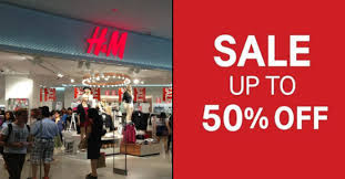 Sale is on! H&M to run a sale with discounts of up to 50% at all H&M stores starting today. | MoneyDigest.sg
