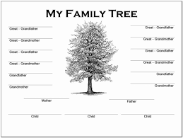 4 Generation Family Tree Templates Beautiful Family Tree