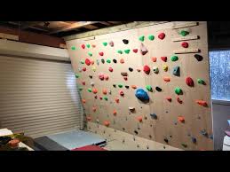 Building A Climbing Wall In My Garage