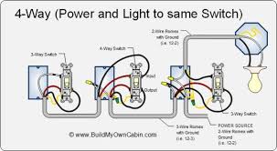 New wiring diagram for multiple lights on a three way switch. 4 Way Switch Wiring Diagram Multiple Lights Power At Light Hobbiesxstyle