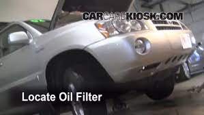 oil filter change toyota highlander