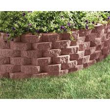 River Red Concrete Retaining Wall Block