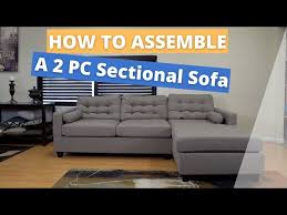Assembling A Two Piece Sectional Sofa