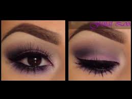 easy purple smokey eye tutorial you