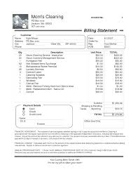 House Cleaning Invoice Example Awesome Template Sample