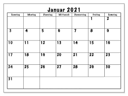 Zum gestalten eines eigenen „fotokalenders bietet kalenderpedia auf seiner webseite entsprechende. Feiertags Januar 2021 Kalender Zum Ausdrucken Pdf Word Excel Druckbarer 2021 Kalender