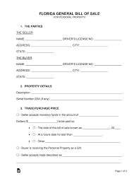 Generall Of Sale Form Template Free Word Nc Bill Resume Free