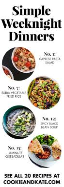 Keep scrolling for 21 solo dinner ideas that you'll actually get excited to make. 20 Simple Vegetarian Dinner Recipes Cookie And Kate